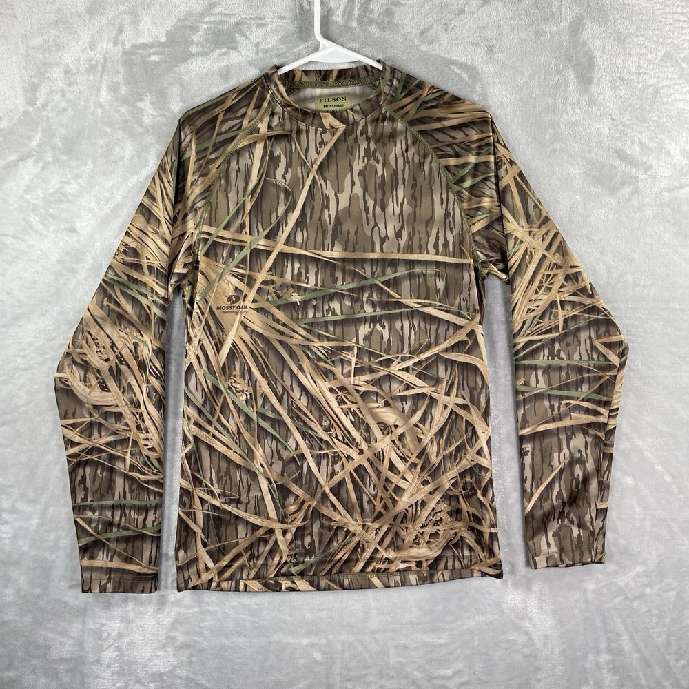 CC Filson Shirt men's XS Extra Small Mossy Oak Camo Hunting Performance Barrier
